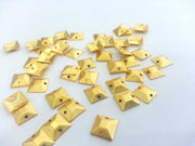 Gold Findings Gold Plated Brass Connector 10 Pcs (10 mm) , Charms G2282