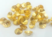 10 Pcs (10 mm) Gold Plated Brass Connector with Double Holes  G2297