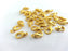 10 Pcs. (10x6 mm) Lobster Clasps , Findings, Gold Plated Metal   G9822