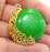 Gold Plated Brass Bead Container ,Pendant  G2372