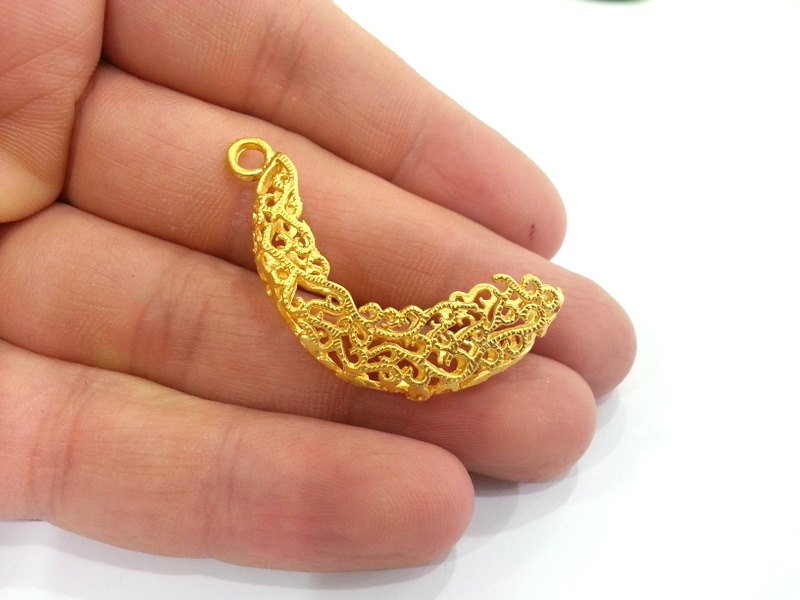 Gold Plated Brass Bead Container ,Pendant  G2372
