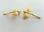 2 Gold Charms Dragonfly Charms , Gold Plated Brass 2 Pcs (22x20 mm)   G9863