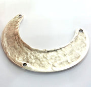Silver Tribal Pendant Antique Silver Plated Metal  Connector , Pendants 80x20 mm   G14379