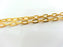 1 Meter - 3.3 Feet  (9x5 mm)   Gold Plated  Chain G2447