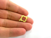 20 Gold Connector Gold Plated Metal Connector Charms 20 pcs (21x15 mm)  G9101