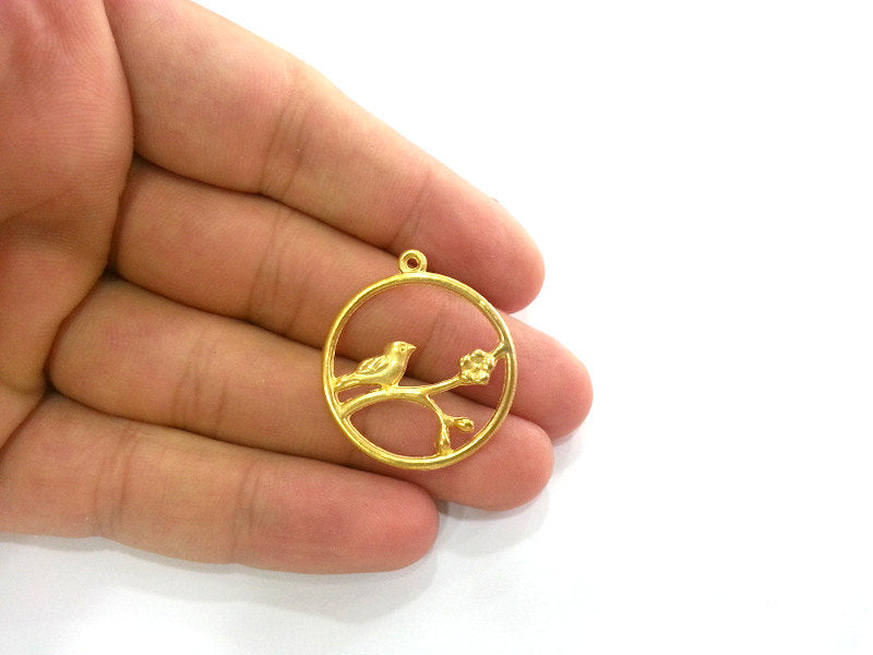 Gold Charms Gold Plated  Charms 2 pcs (30 mm)  , G2788