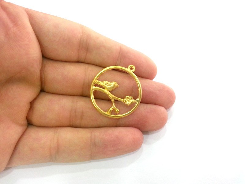 Gold Charms Gold Plated  Charms 2 pcs (30 mm)  , G2788