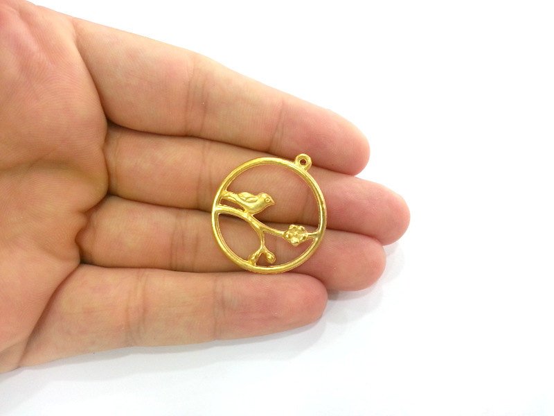 Gold Charms Gold Plated  Charms 2 pcs (30 mm)  , G2788