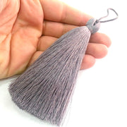 Grey Tassel ,  Large Thick  113 mm - 4.4 inches   G12239