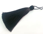 Black Thread Tassel , Large Thick  113 mm - 4.4 inches   G9612