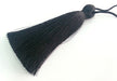 Black Thread Tassel , Large Thick  113 mm - 4.4 inches   G9612