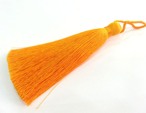 Orange Tassel ,  Large Thick  113 mm - 4.4 inches   G2834