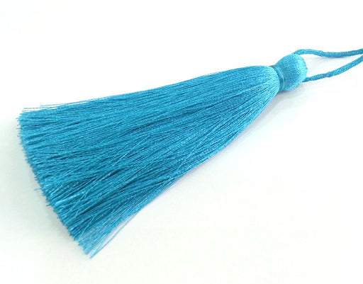Blue Tassel , Large Thick  113 mm - 4.4 inches   G11173
