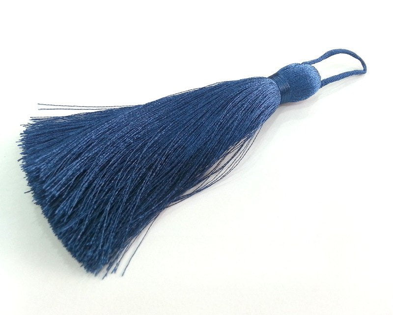 Night Blue Tassel , Large Thick 113 mm - 4.4 inches   G11907