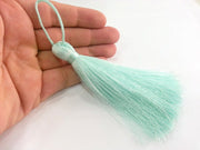 Powder  Blue Tassel , Large Thick 113 mm - 4.4 inches   G11171