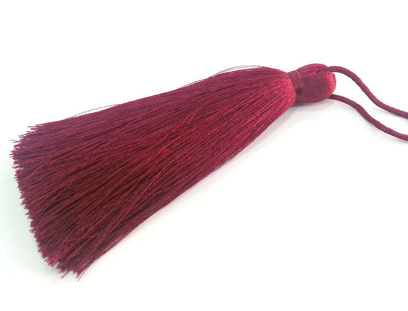 Claret Red Tassel , Large Thick 113 mm - 4.4 inches  G11163
