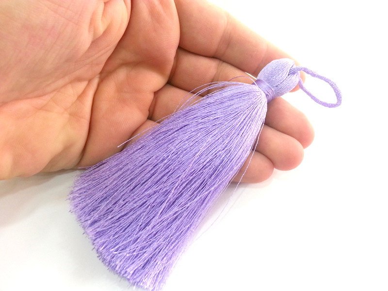 Lilac Tassel ,   Large Thick  113 mm - 4.4 inches   G2826