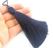 Dark Navy Blue Tassel ,   Large Thick  113 mm - 4.4 inches   G10742