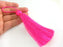 Neon Fuschia Pink Tassel ,  Large Thick   113 mm - 4.4 inches   G2831
