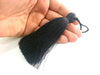 Black Thread Tassel , Large Thick  113 mm - 4.4 inches   G9612