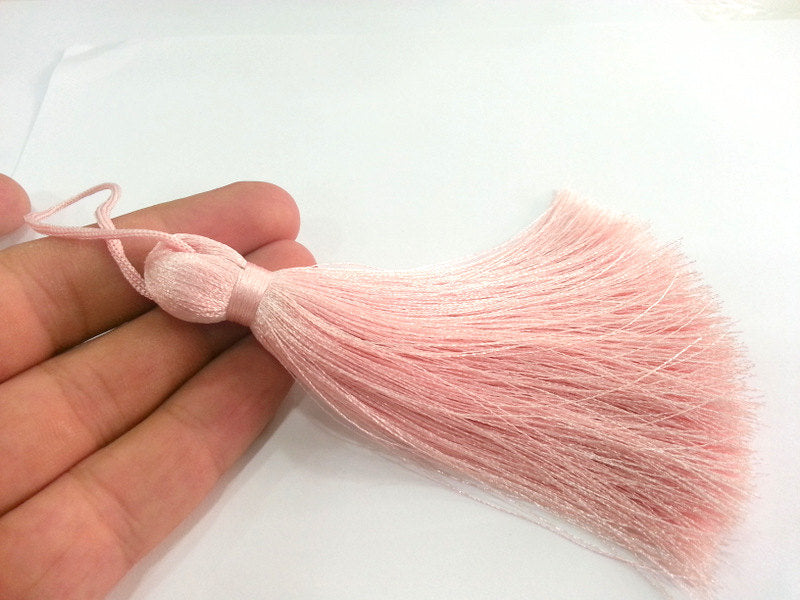 Powder Pink Tassel ,   Large Thick  113 mm - 4.4 inches   G11168