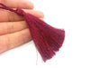 2 Maroon Thread Tassel 2 pcs (78 mm - 3 inches)  ,   G9483