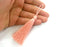 2 pcs (78 mm - 3 inches)  Powder Pink Tassel ,   G2856