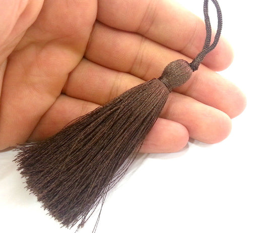 2 Brown Tassel Thread Tassel (78 mm - 3 inches)   G12234
