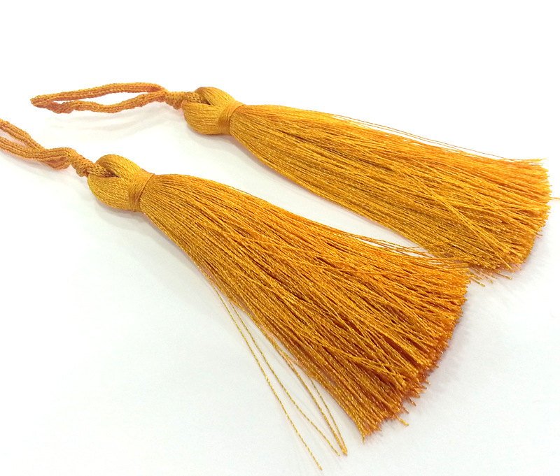 2 pcs (78 mm - 3 inches)  Sienna Tassel ,   G11175