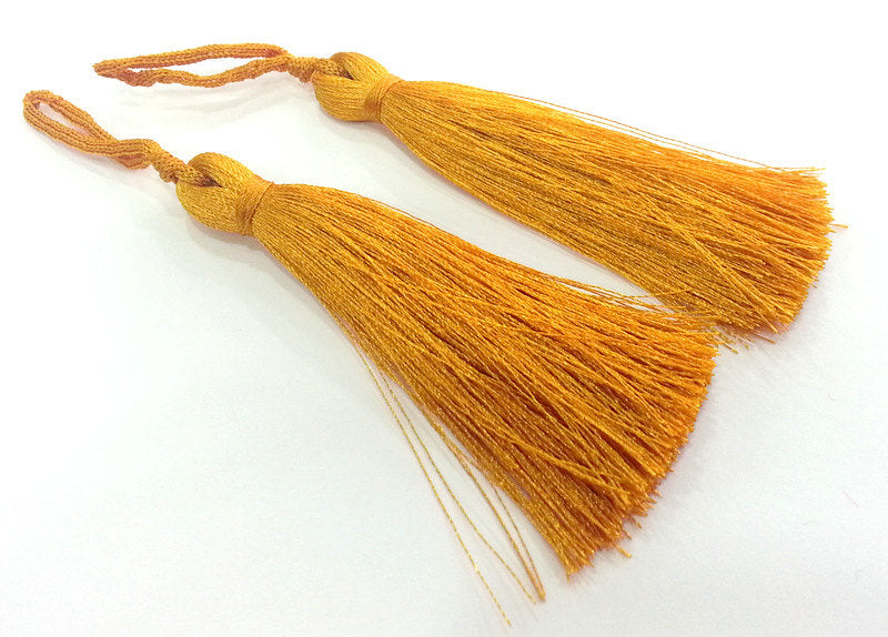2 pcs (78 mm - 3 inches)  Sienna Tassel ,   G11175