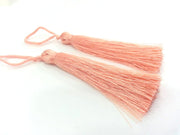 2 pcs (78 mm - 3 inches)  Powder Pink Tassel ,   G2856