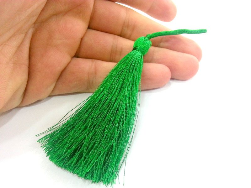 2 Green Thread Tasse l2 pcs (78 mm - 3 inches)   ,   G9477