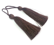 2 Brown Tassel Thread Tassel (78 mm - 3 inches)   G12234