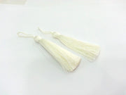 2 Cream Thread Tassel(78 mm - 3 inches)  G9469