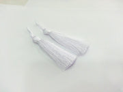 2 Thread Tassel Snow White (78 mm - 3 inches)   ,   G9606