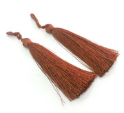 2 Brown Tassel Thread Tassel (78 mm - 3 inches) G12234