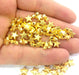 10 Star Beads Gold Plated Star Charms (8 mm)   G9818