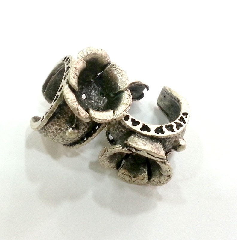 Adjustable Ring Blank ,(12mm Blank) , Bezel Settings,Cabochon Base,Mountings  G2909