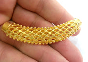 Gold Tube Findings Gold Plated Findings 65x14 mm G2936