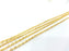 Gold Chain Cable Chain Gold Plated Chain 1 Meter - 3.3 Feet  (2x3 mm) G2987