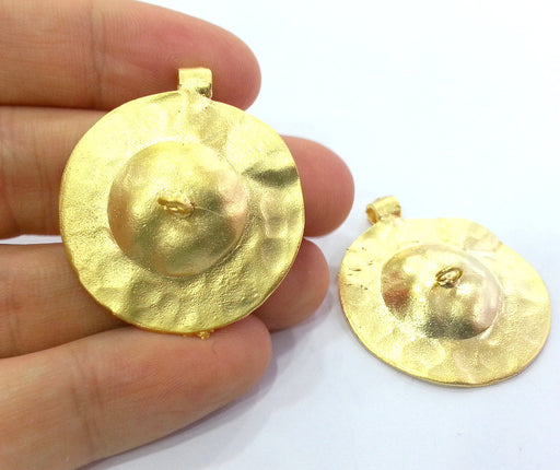 Gold Plated Brass Pendant  G28