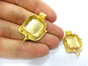 Gold Plated Cabochon Base ,Findings,Pendant  G3018