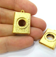 Gold Plated Cabochon Base ,Findings  G3022