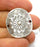 2 Silver Connector Silver Plated Connector  with two holes, Pendant  (29x22 mm)  G3023