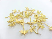 2 Gold Dragonfly Charms , Gold Plated Brass 2 Pcs (25x15 mm)  G3042