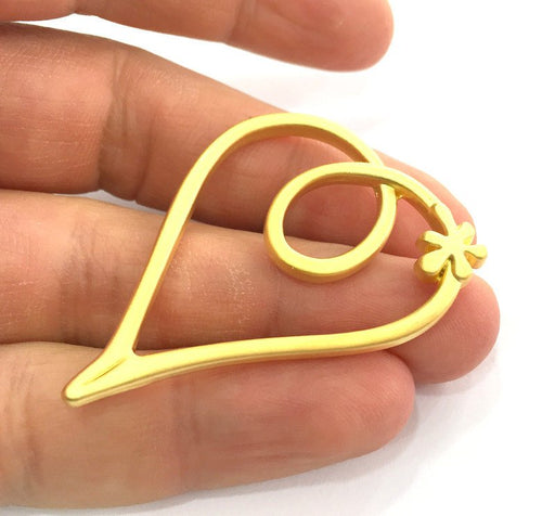 Gold Plated Heart Pendant (50x38 mm)  G3166
