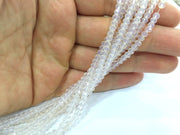 135 Pcs (4x3 mm)  Opal Rondelle Faceted Glass Beads , 1 strand approx 45 cm ( approx 17,5 inch)  G6725