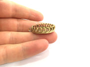 Raw Brass  Bezel Settings,Cabochon Base,Mountings G3231