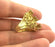 Raw Brass Adjustable Ring  (20mm Blank) , Bezel Settings,Cabochon Base,Mountings G3246