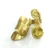 Raw Brass Adjustable Ring  (12mm Blank) , Bezel Settings,Cabochon Base,Mountings G3252